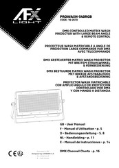 afx light PROWASH-540RGB Manuel D'utilisation