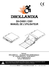 Dhollandia DH-C001 Manuel De L'utilisateur