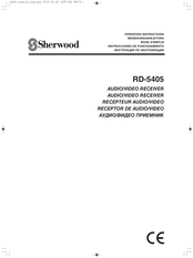 Sherwood RD-5405 Mode D'emploi