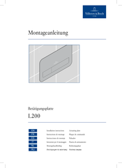 Villeroy & Boch L200 Instructions De Montage