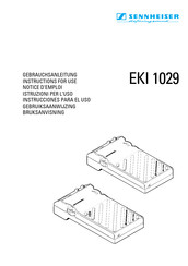 Sennheiser EKI 1029 Notice D'emploi