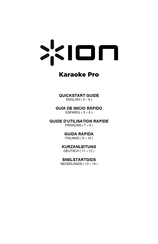 ION Karaoke Pro Guide D'utilisation Rapide