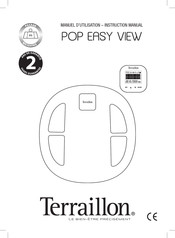 Terraillon POP EASY VIEW Manuel D'utilisation