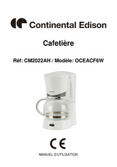 CONTINENTAL EDISON OCEACF6W Manuel D'utilisation