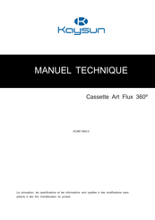 Kaysun KCIF-80 DN3.0 Manuel Technique