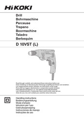 HIKOKI D 10VST L Mode D'emploi