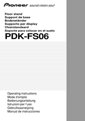 Pioneer PDK-FS06 Mode D'emploi