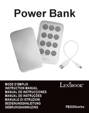 LEXIBOOK PB2600 Série Mode D'emploi