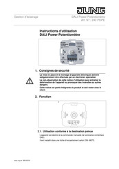 Jung DALI Instructions D'utilisation