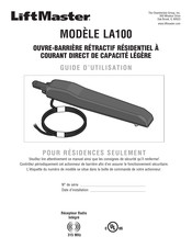 LiftMaster LA100 Guide D'utilisation