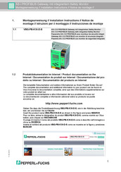 Profibus AS-i 3.0 Notice De Montage