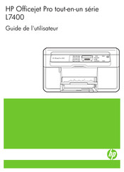 HP Officejet Pro L7400 Série Guide De L'utilisateur