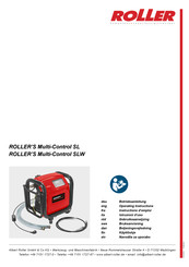 Roller Multi-Control SL Instructions D'emploi