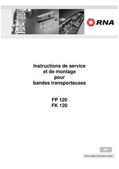 Rna FP 120 Instructions De Service Et De Montage