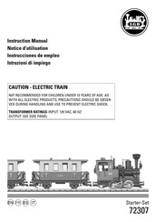 marklin LGB 72307 Notice D'utilisation