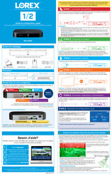 Lorex D841 Série Guide De Configuration Rapide