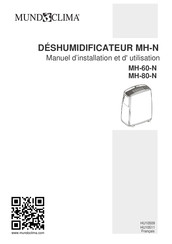 mundoclima MH-60-N Manuel D'installation Et D'utilisation