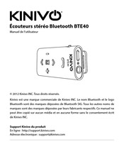 Kinivo BTE40 Manuel De L'utilisateur