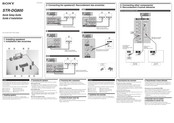 Sony STR-DG800 Guide D'installation