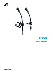 Sennheiser Evolution E 908 B Notice D'emploi