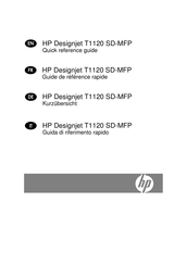 HP Designjet T1120 SD-MFP Guide De Référence Rapide