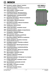 Bosch IOP 0008 A Description De Produit / Manuel D'installation