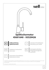 Welltime 93529426 Instructions D'installation