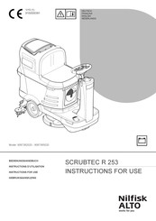 Nilfisk ALTO SCRUBTEC R 253 Instructions D'utilisation