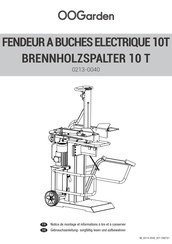 OOGarden VLS10T-57S Notice De Montage Et Informations À Lire Et À Conserver