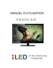 ProScan PLEDV2213A Manuel D'utilisation