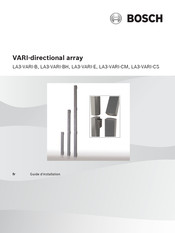 Bosch LA3-VARI-CS Guide D'installation