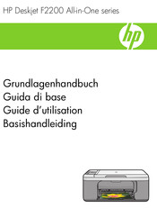 HP Deskjet F2200 All-in-One Série Guide D'utilisation