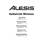 Alesis GuitarLink Wireless Guide D'utilisation