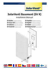 SolarVenti SV14K Manuel D'installation