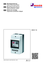 Maico MVE 10 Notice De Montage