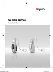 Signia Cellion primax Guide D'utilisation