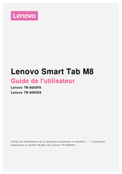 Lenovo Smart Tab M8 Guide De L'utilisateur