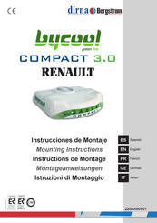 dirna Bergstrom bycool green line COMPACT 3.0 RENAULT Instructions De Montage