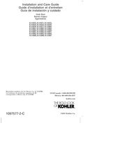 Kohler K-11890 Guide D'installation Et D'entretien