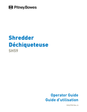 Pitney Bowes SH59 Guide D'utilisation