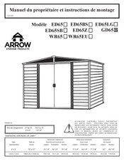 Arrow ED65Z Manuel Du Propriétaire Et Instructions De Montage