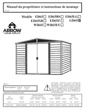 Arrow ED65SB Manuel Du Propriétaire Et Instructions De Montage