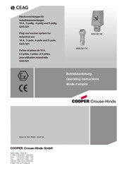 Cooper Crouse-Hinds CEAG GHG 521 Mode D'emploi