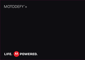 Motorola MOTODEFY+ Mode D'emploi