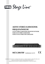 IMG STAGELINE MCX-200/SW Mode D'emploi