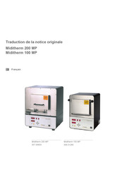 Bego Miditherm 200 MP Traduction De La Notice Originale