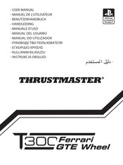 Thrustmaster T300 Ferrari GTE Wheel Manuel De L'utilisateur