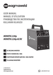 Magmaweld MONOTIG 220ip Manuel D'utilisation