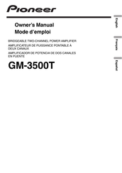 Pioneer GM-3500T Mode D'emploi