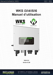 WKS i3 Manuel D'utilisation